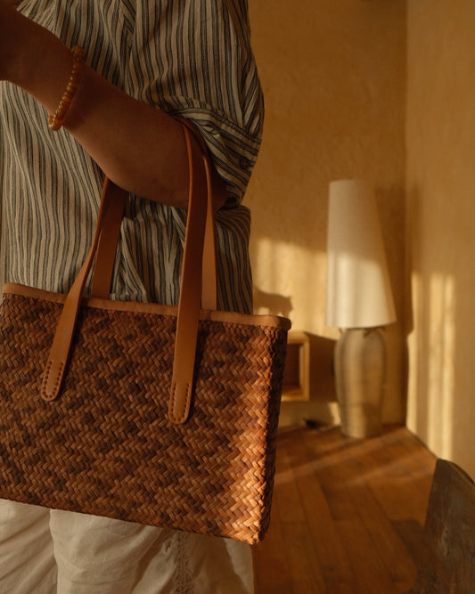 wildliane Sunset Plaid Tote