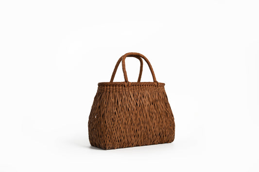 Handwoven Wild Grapevine clutch Bamboo Shadow