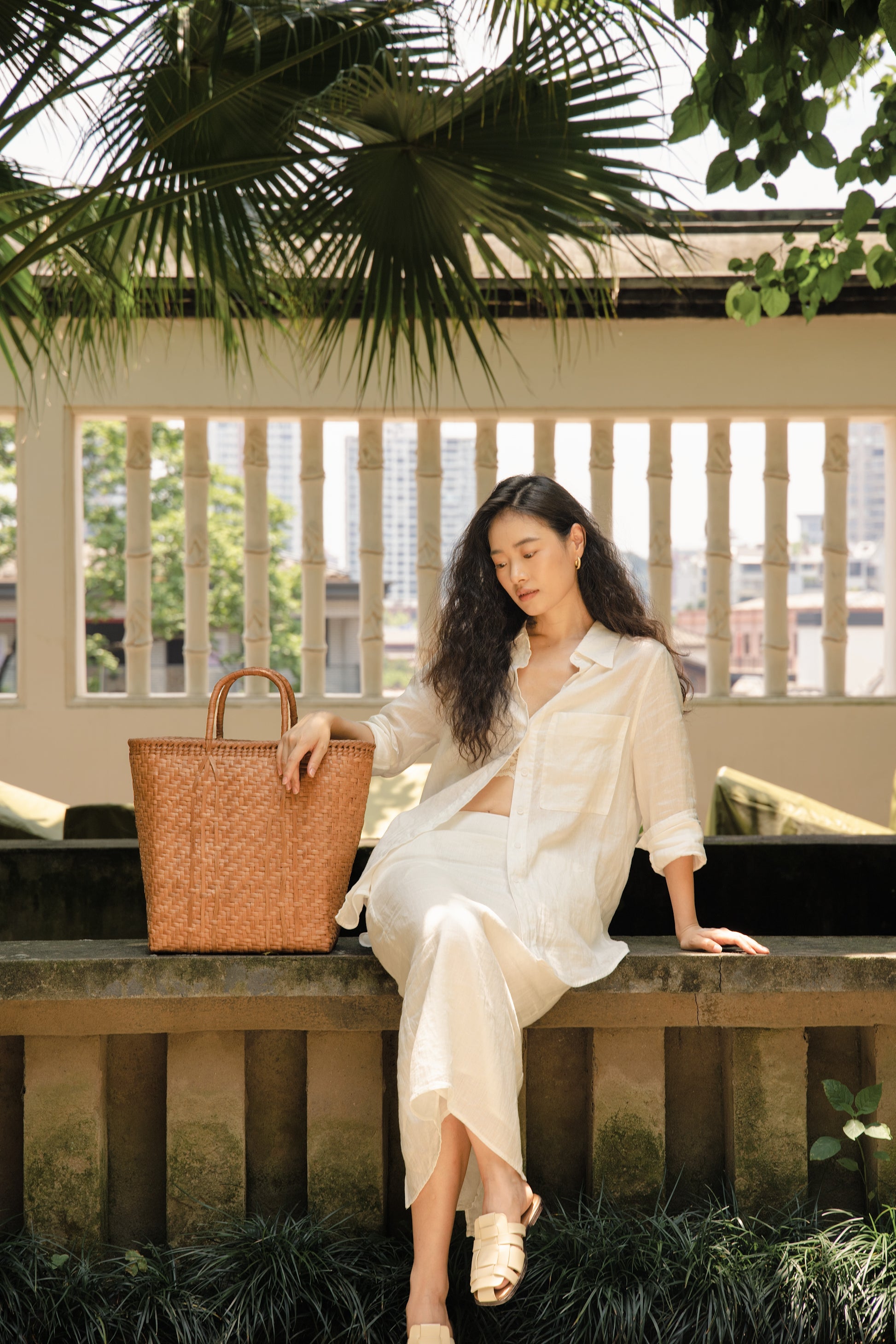 Handwoven Wild Grapevine Tote Bag Market Tote