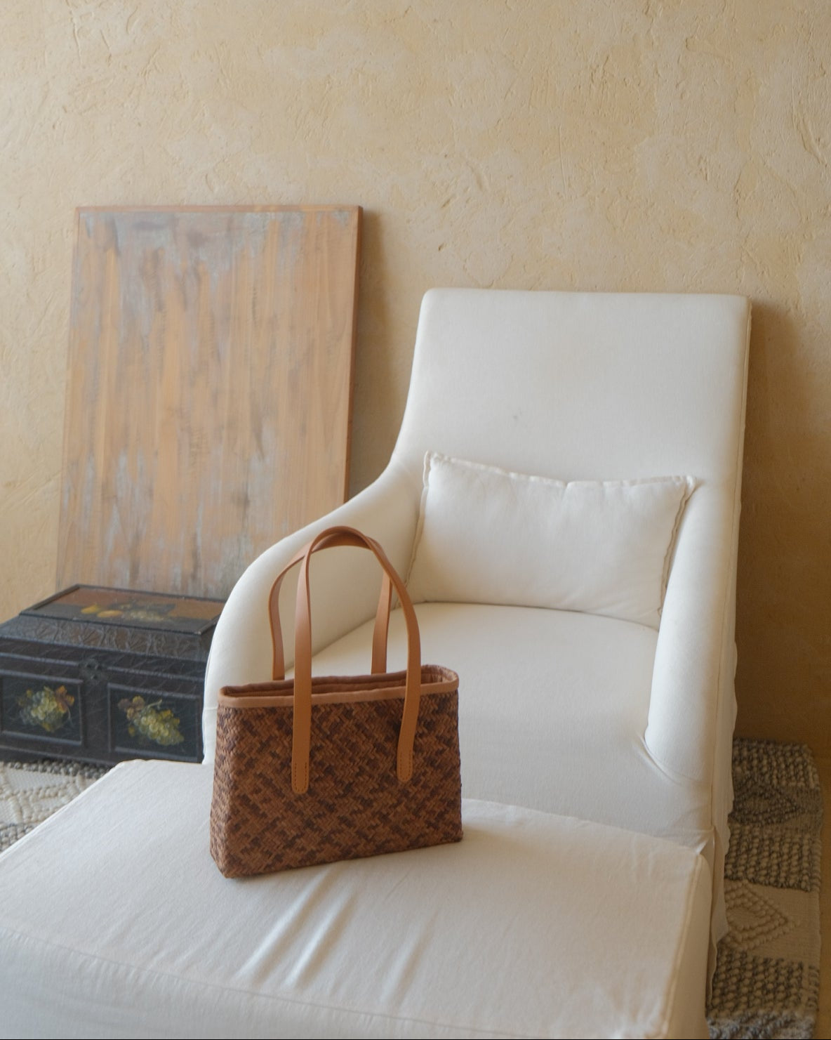 wildliane Sunset Plaid Tote